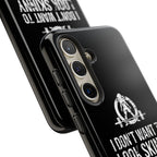 Tough Cases - I Don't Want To Look Skinny I Want To Look Like I Can Kick Your Ass - WWLW Logo