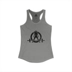 WWLW Distressed Black Logo - Racer Back Tank Top (Best Seller)