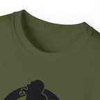 Classic Logo Black - Unisex Ultra Cotton Tee - Plain Back