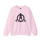 Iron Sharpens Iron - Unisex Heavy Blend™ Crewneck Sweatshirt - Front Black Logo - Front & Back Print