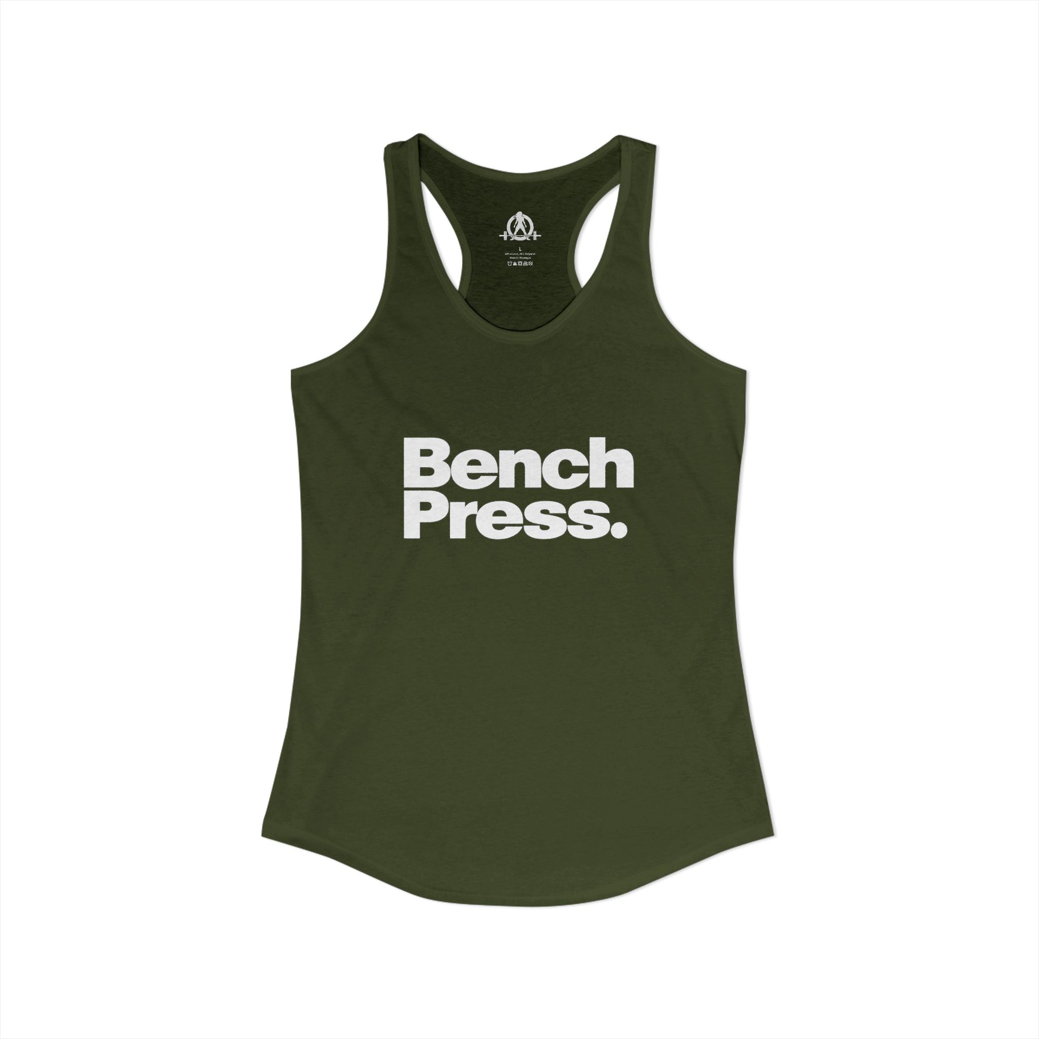 Bench Press. - Women's Ideal Racerback Tank
