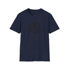 Unisex Softstyle T-Shirt - Black Distressed Logo - Plain Back (BEST SELLER)