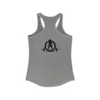 Everything Hurts & I'm Hungry - Women's Ideal Racerback Tank - Black Print Front & Back