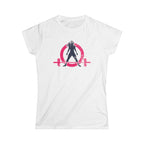 Women's Softstyle Tee - WWLW Distressed Color Logo - Plain Back
