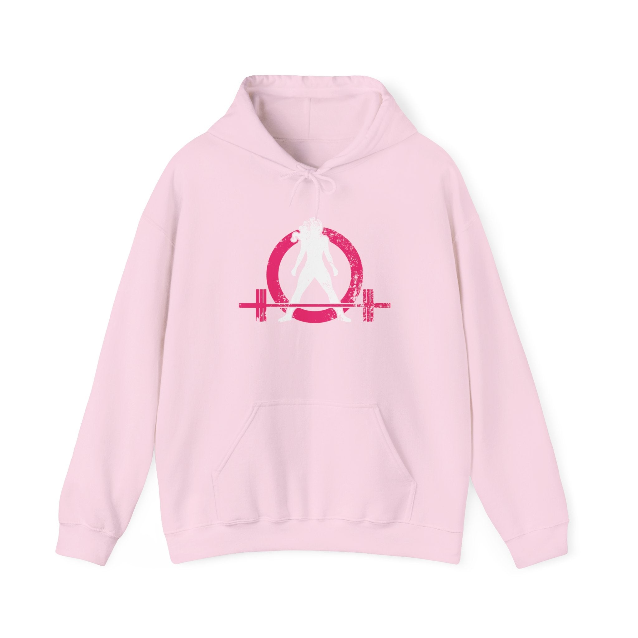 WWLW Hoodie – Unisex Heavy Blend™ Hooded Sweatshirt (Color Distressed Logo, Plain Back) 🎨💪