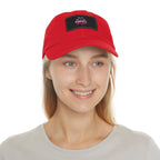 I'm A Barbell Girl - Dad Hat with Leather Patch (Rectangle)