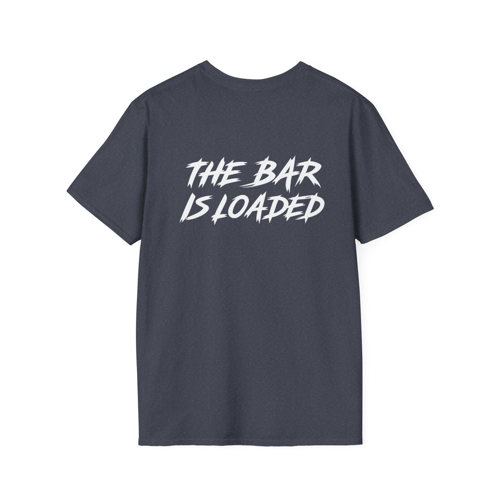 The Bar Is Loaded -  Unisex Softstyle T-Shirt - White Logo