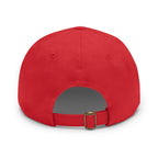 I'm A Barbell Girl - Dad Hat with Leather Patch (Rectangle)