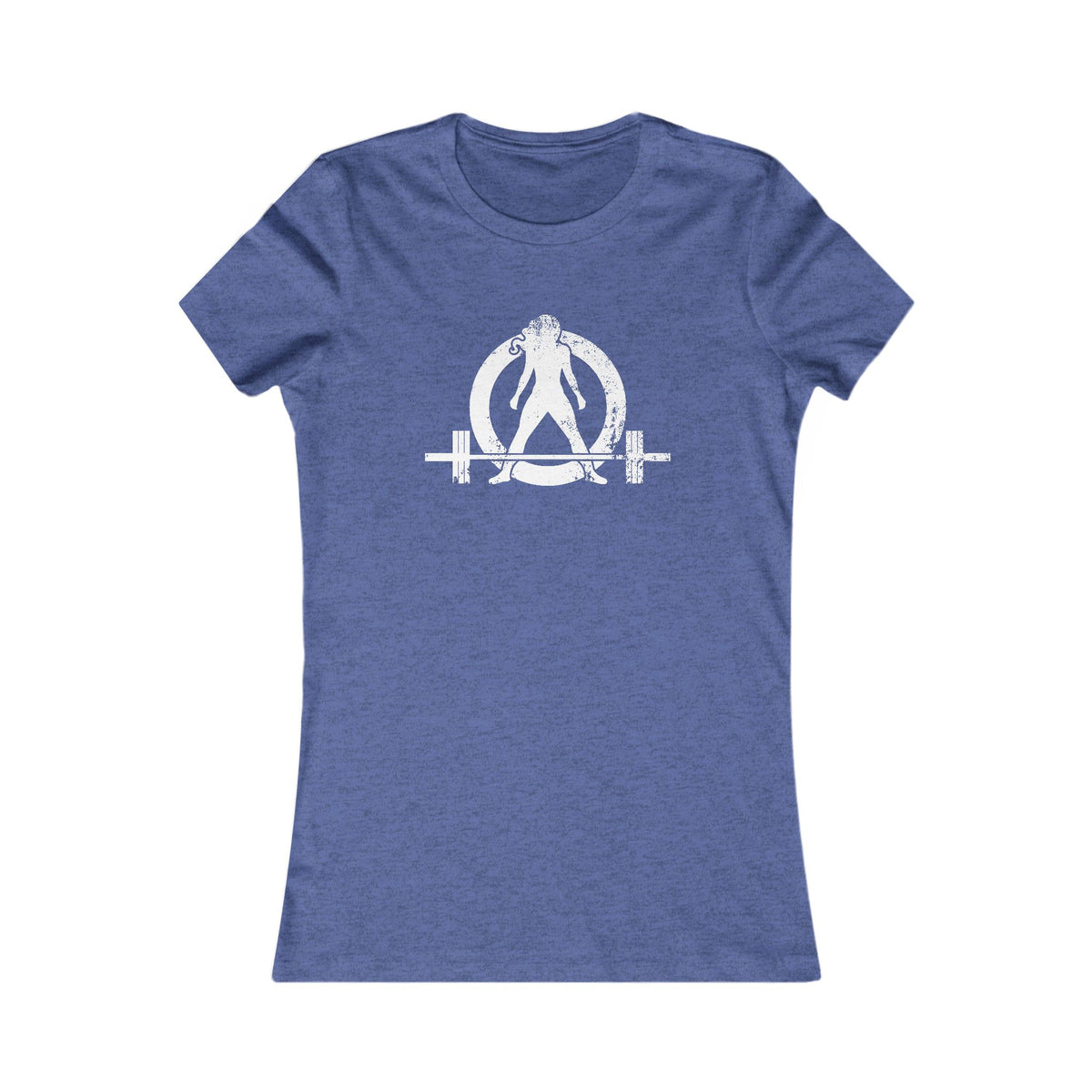 Kick Your Ass – Women’s Favorite Tee (White Distressed Logo)