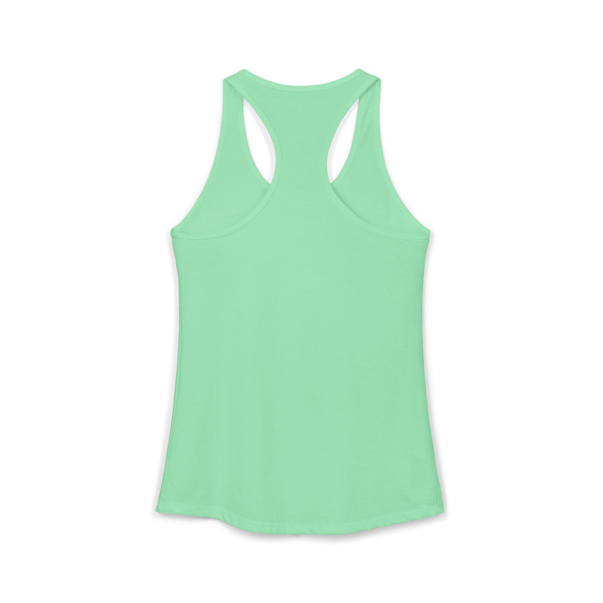 I Could Deadlift You - Women's Ideal Racerback Tank - White Logo - Plain Back