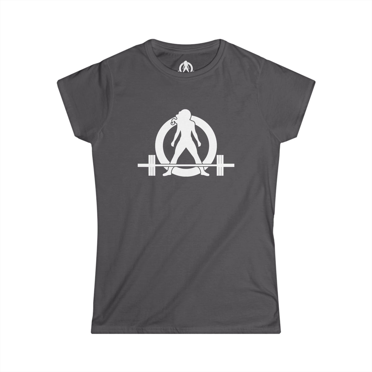 Grandma Lifts - Women's Softstyle Tee - White Logo Front & Back