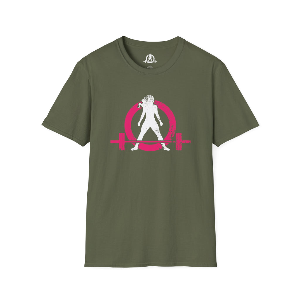 WWLW Unisex Softstyle T-Shirt - Color Distressed Logo - Plain Back