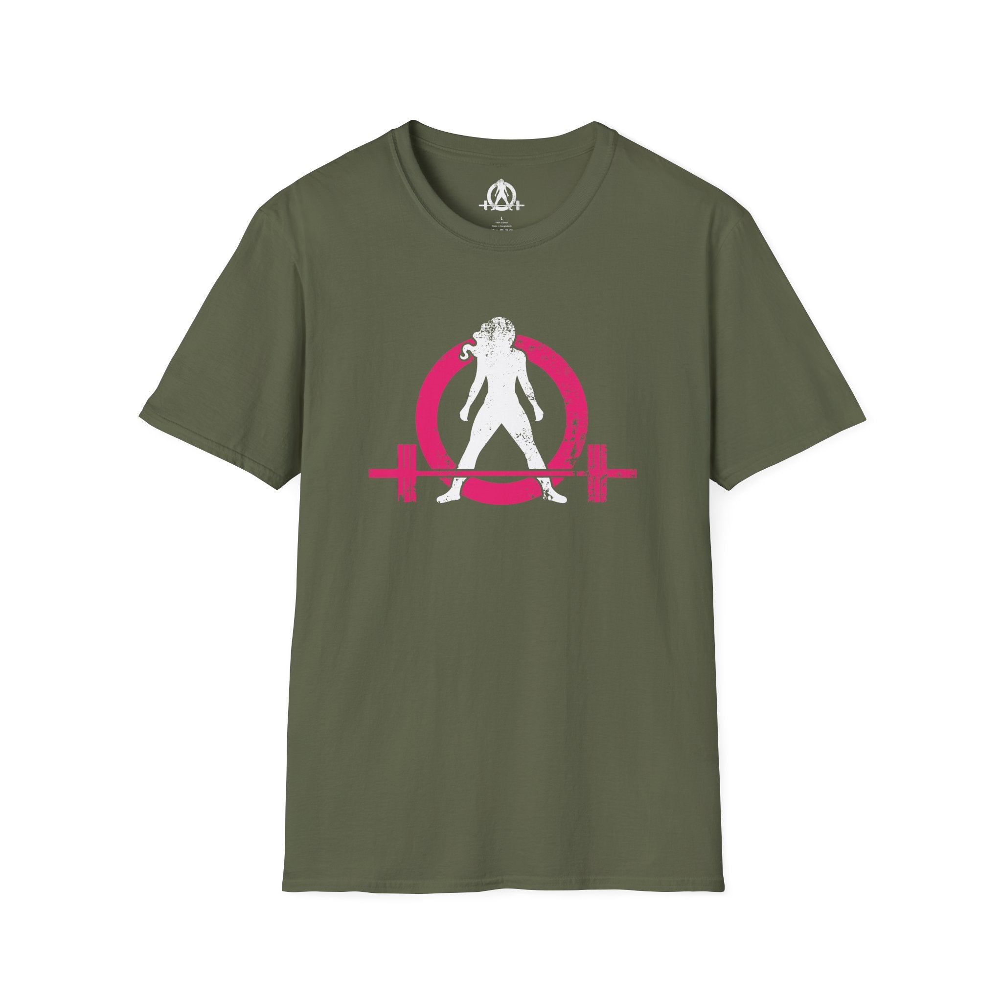 WWLW Unisex Softstyle T-Shirt - Color Distressed Logo - Plain Back
