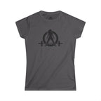 Grandma Lifts - Women's Softstyle Tee - White Logo Front & Back