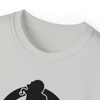 Classic Logo Black - Unisex Ultra Cotton Tee - Plain Back