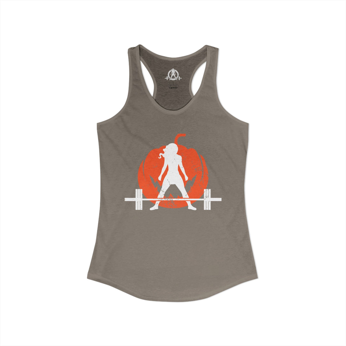 Halloween Deadlift Logo V2 - Women's Ideal Racerback Tank - Plain Back