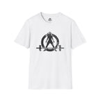 STRONG NOT SKINNY - Unisex Soft-style Tee - Distressed Front & Back Logo