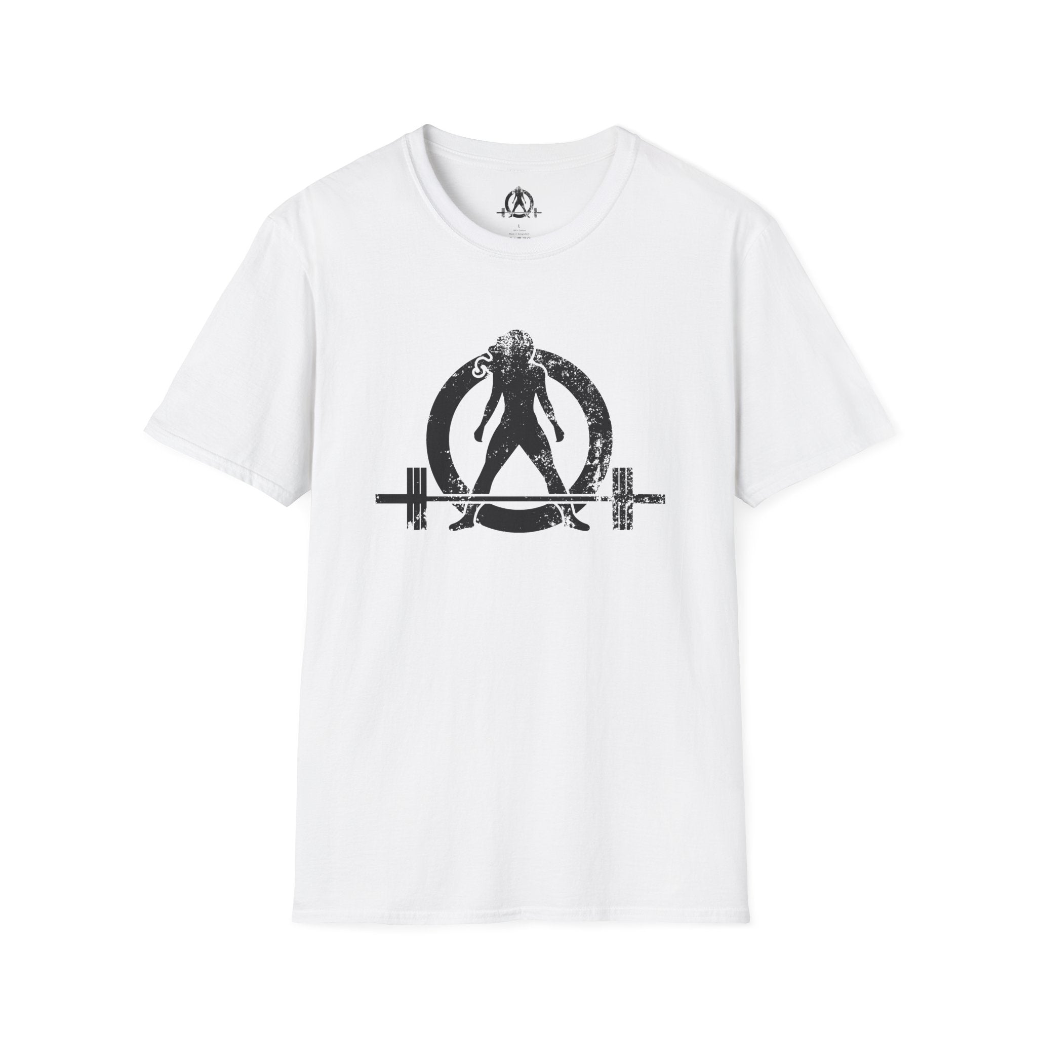 STRONG NOT SKINNY - Unisex Soft-style Tee - Distressed Front & Back Logo