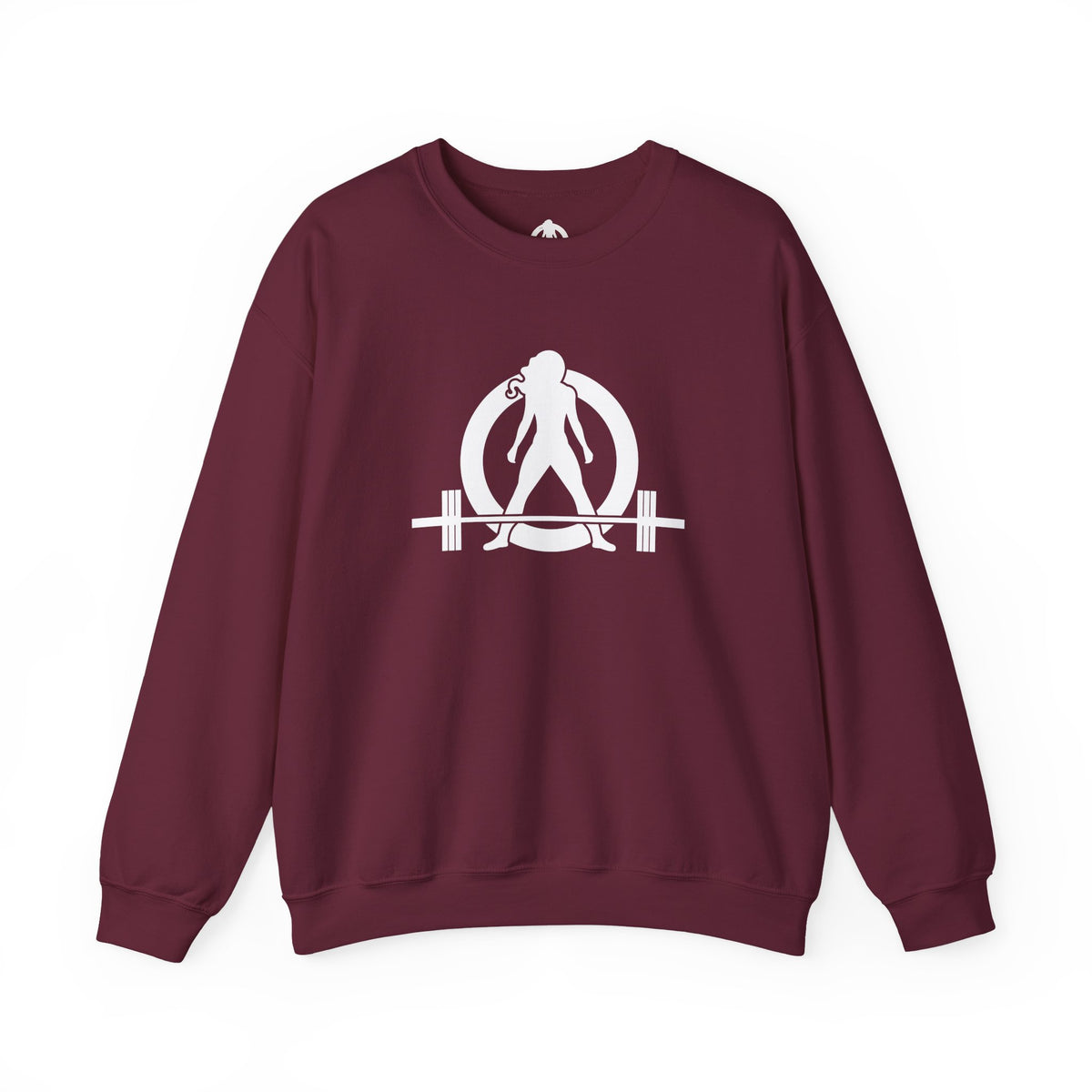 Grandma Lifts - Crewneck Sweatshirt — Front & Back White Logo
