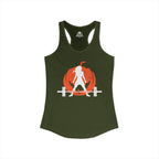 Halloween Deadlift Logo V2 - Women's Ideal Racerback Tank - Plain Back