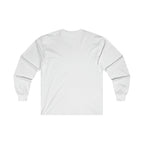 Distressed - Ultra Cotton Long Sleeve Tee - Inverted Color Logo
