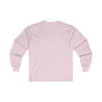 Distressed - Ultra Cotton Long Sleeve Tee - Inverted Color Logo