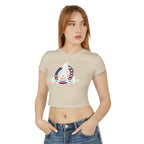 Women's Baby Tee - USA Collection - Dark Logo