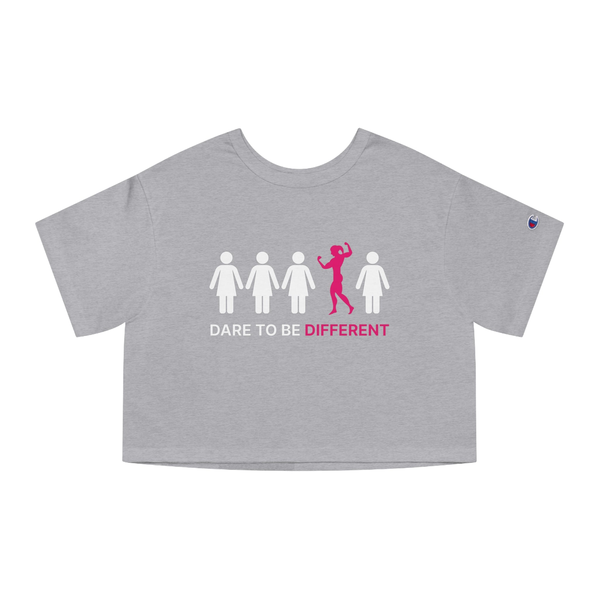 Dare To Be Different - Flex - Champion Women's Heritage Cropped T-Shirt