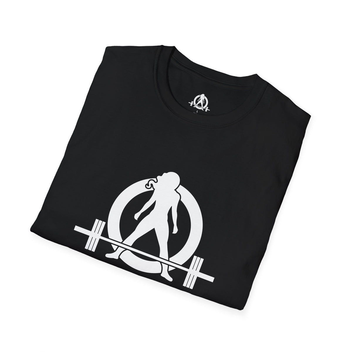 STRONG NOT SKINNY - Unisex Soft-style Tee - White Front & Back Logo