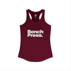 Bench Press. - Women's Ideal Racerback Tank