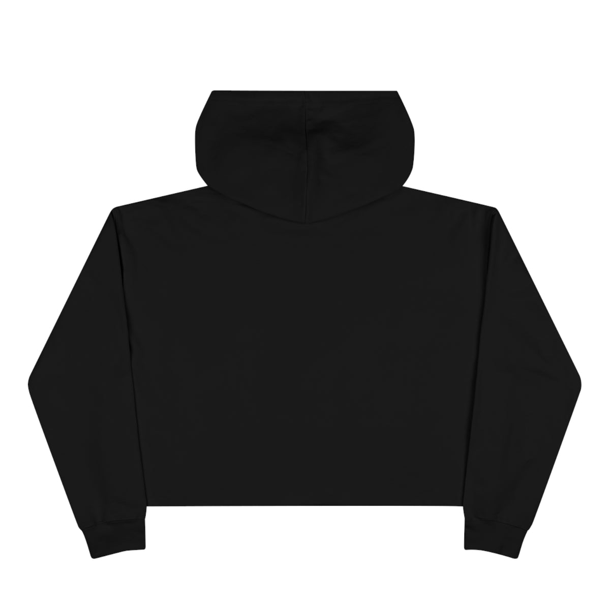 I Could Hip Thrust You - Crop Hoodie - White Logo - Plain Back