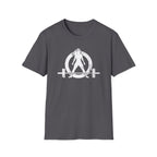 Kick Your Ass – Unisex Softstyle Tee | Distressed White Front, Plain Back