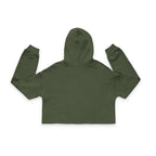 Strong Not Skinny - Cropped Hoodie - White Logo