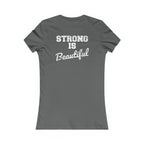 Strong Is Beautiful - Women's Favorite Tee - Color Classic Logo