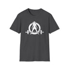 Kick Your Ass – Unisex Softstyle Tee | Distressed White Front, Plain Back