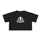 Lift Like A Girl – Women’s Crop Tee (White Logo)