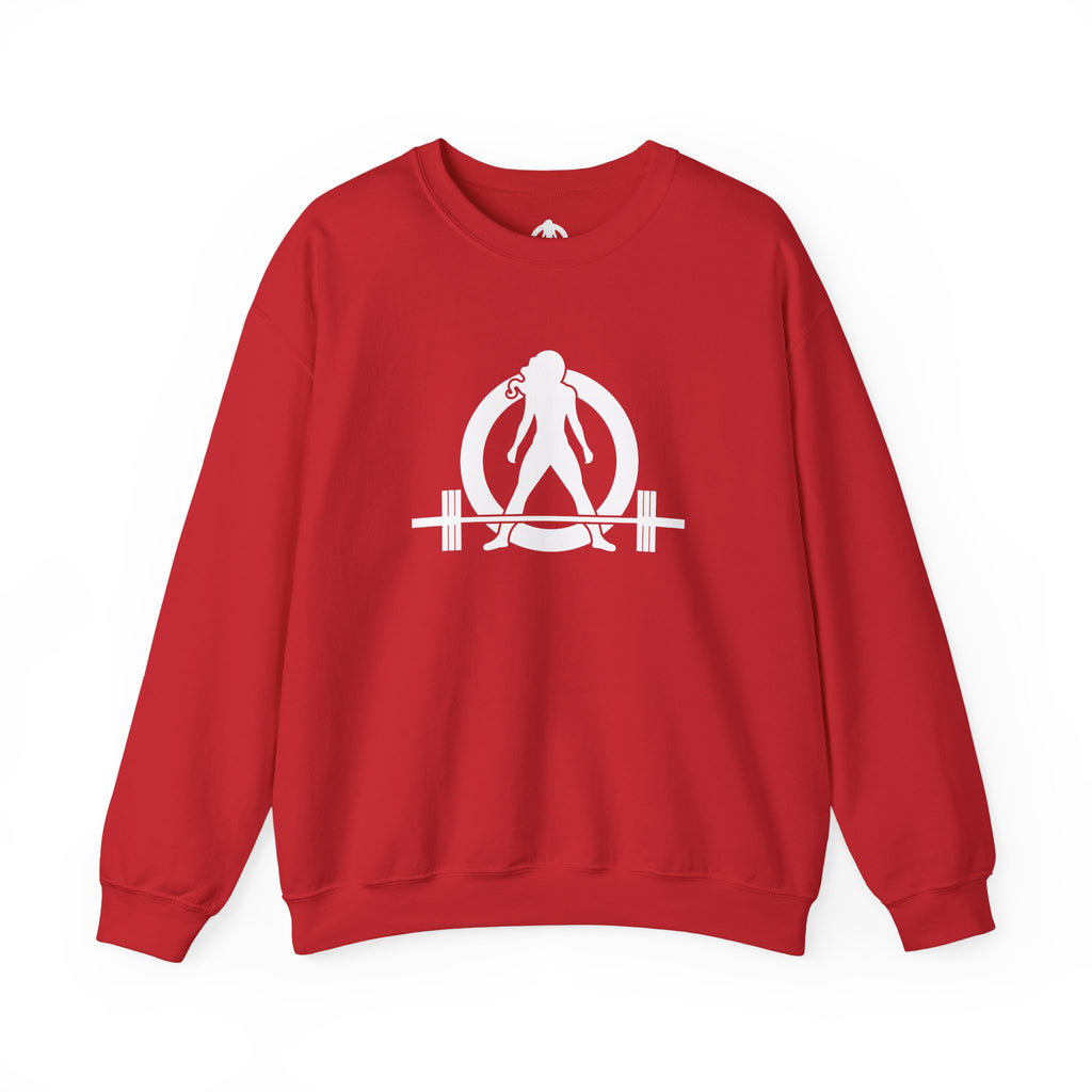 Grandma Lifts - Crewneck Sweatshirt — Front & Back White Logo