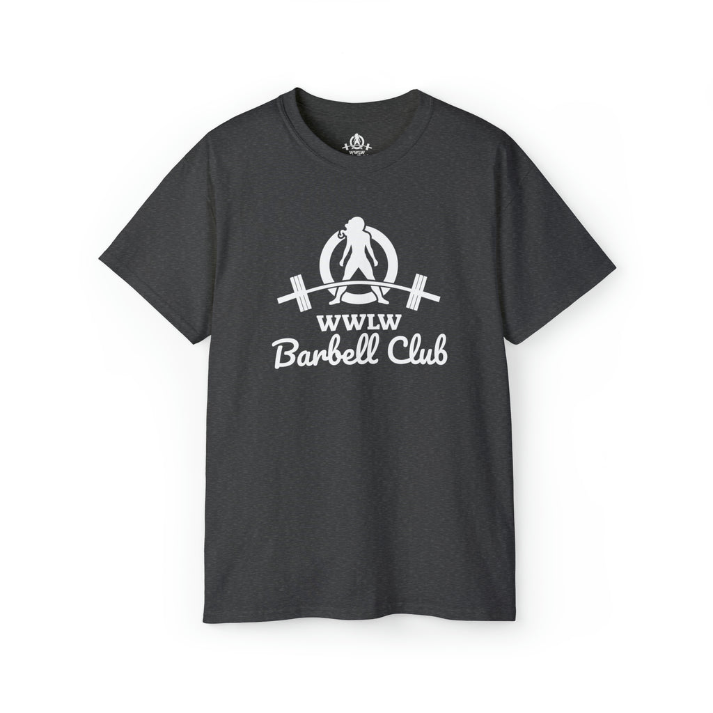 Barbell Club - Unisex Ultra Cotton Tee - White Logo