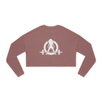 Women's Cropped Sweatshirt - White Original Logo
