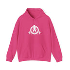Goal Weight Strong AF - Unisex Heavy Blend Hooded Sweatshirt  - White Logo Front & Back