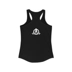 Built Different - Women's Ideal Racerback Tank - White Logo