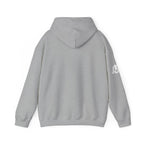 Lift Heavy Pet Cats - Unisex Heavy Blend Hooded Sweatshirt - White Logo