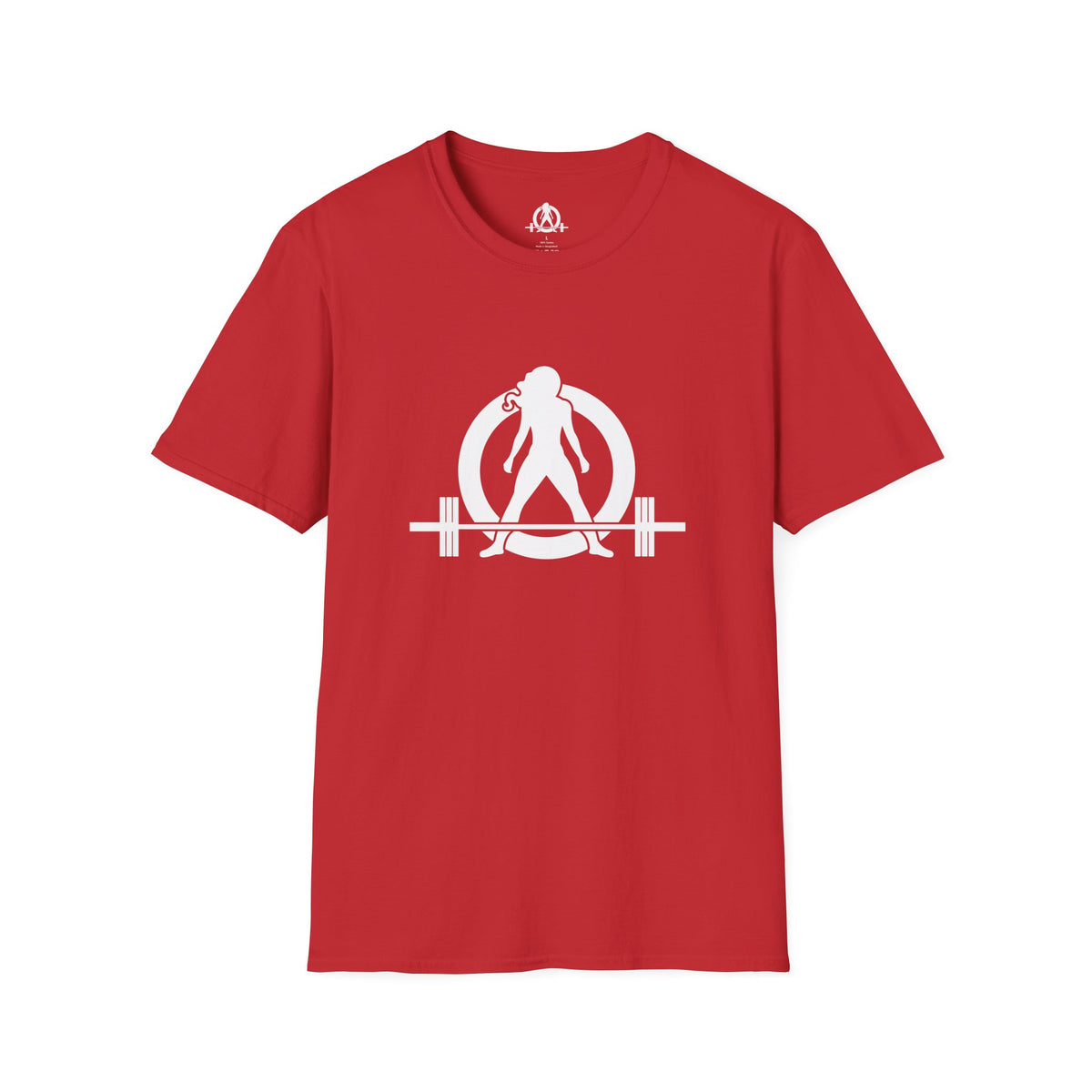 STRONG NOT SKINNY - Unisex Soft-style Tee - White Front & Back Logo