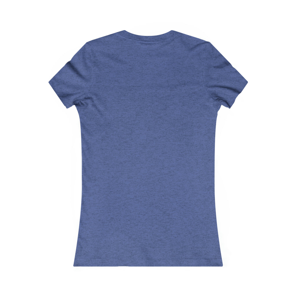 Iron Sharpens Iron - Women's Favorite Tee - Black Logo - Plain Back