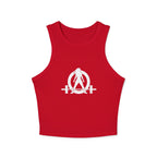 Chic Women's Micro Rib Tank Top, Casual Summer Top, Workout Tank, Layering Piece, Activewear, Relaxed Fit