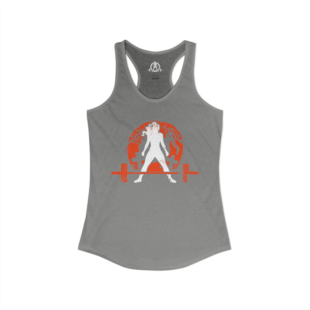 Halloween Graveyard - Women's Ideal Racerback Tank - Plain Back
