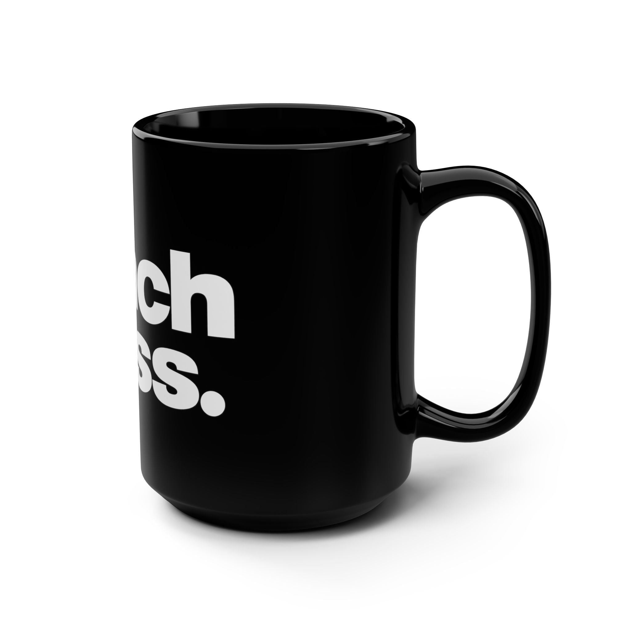 Bench Press. - Black Mug, 15oz