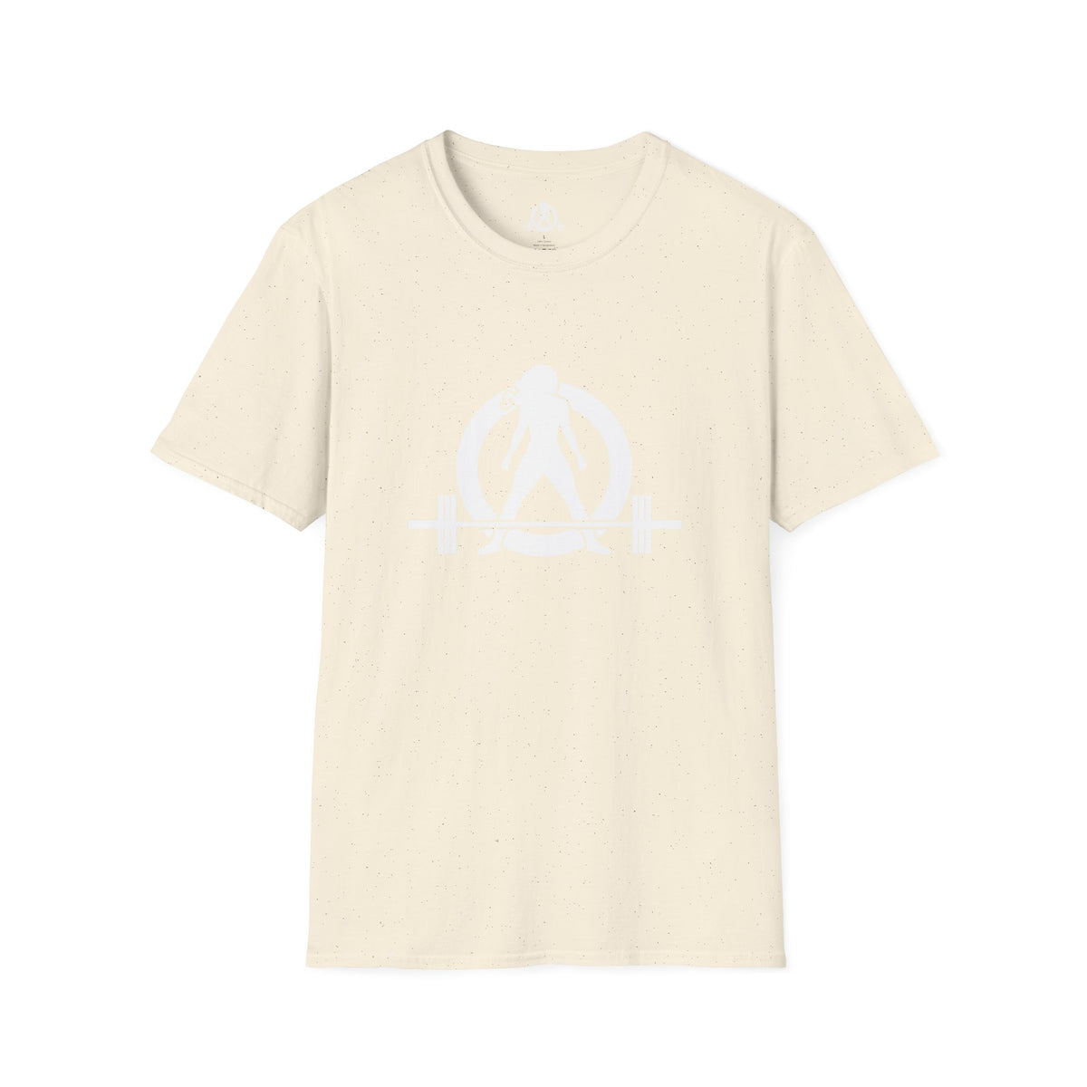 STRONG NOT SKINNY - Unisex Soft-style Tee - White Front & Back Logo