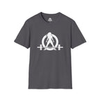 Iron Sharpens Iron - Unisex Softstyle T-Shirt - White Logo Front & Back
