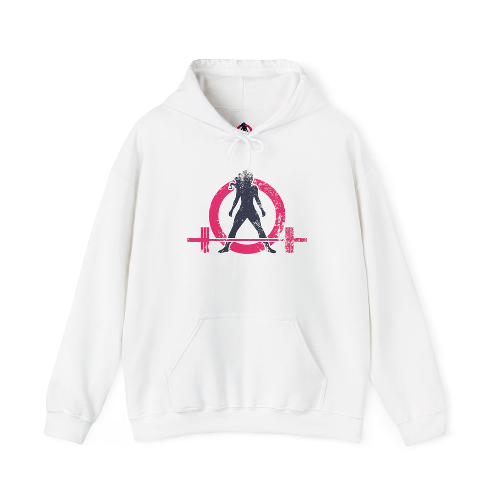 Distressed Logo - Unisex Heavy Blend Hooded Sweatshirt - Inverted Logo  (BEST SELLER)